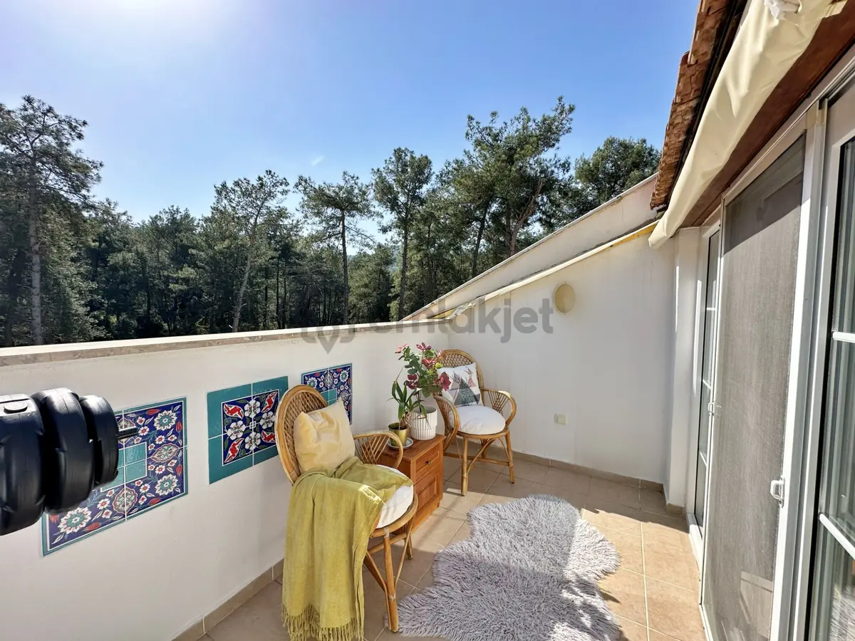 Ölüdeniz Hisarönü'nde Kapanmayan Manzaralı Daire - 30