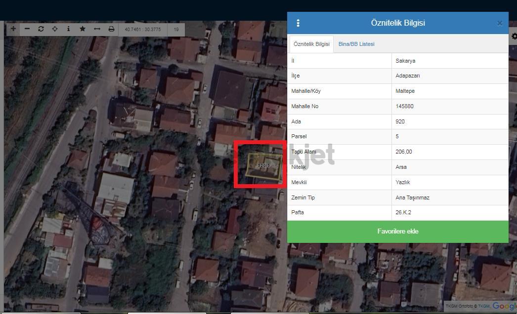 Sakarya Adapazarı Maltepe Mahallesinde Konut İmarlı 206 M2 Arsa - 11