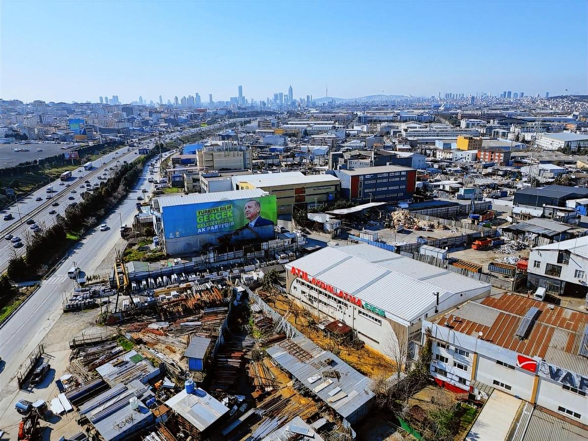 Ümraniye E80cephe 1514m2 Arsa Tabela Değerli Fabrika İmalat Depo - 8
