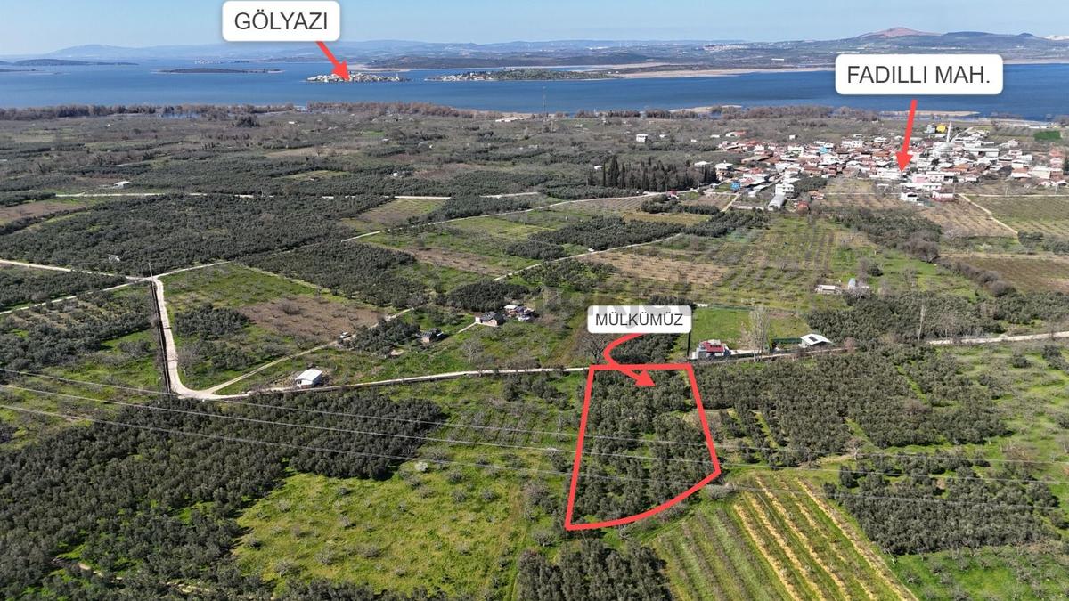 Nilüfer Fadıllı'da Göl Manzaralı, 4000m² Bahçe - 2