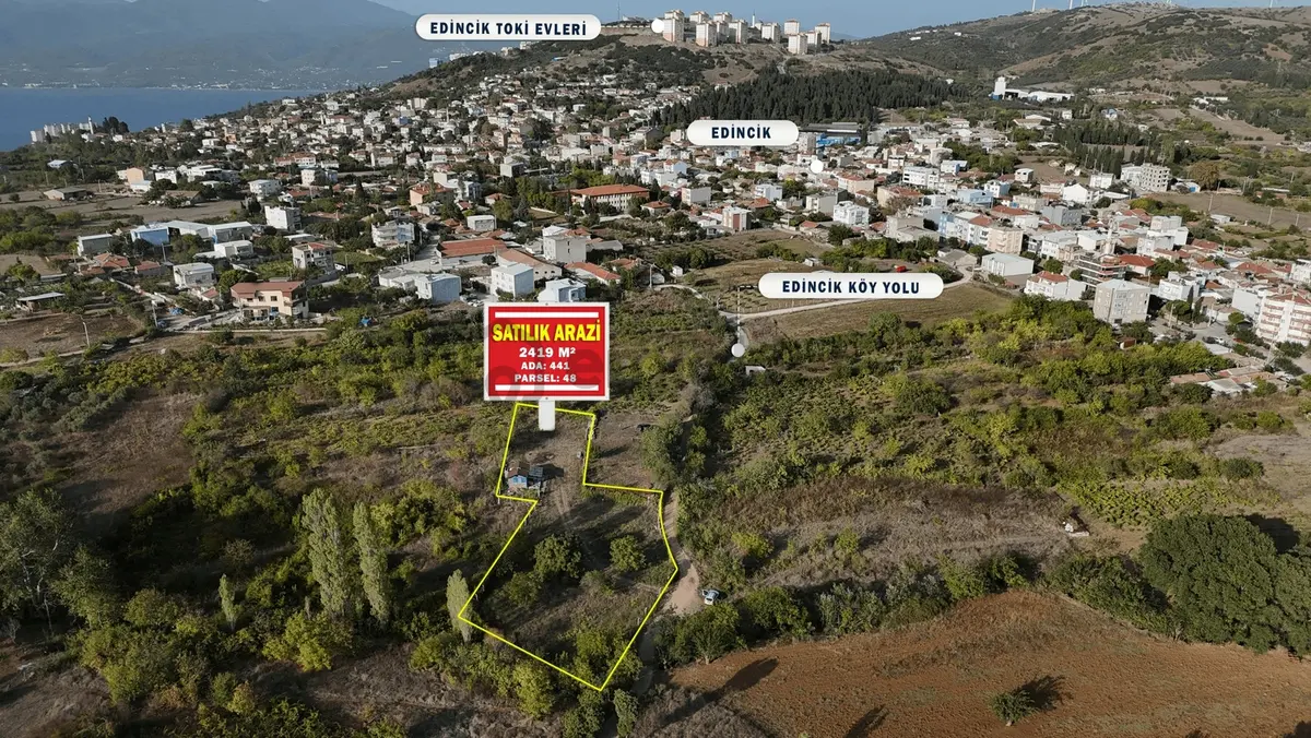 Bandırma Edincik'te İmar Planı İçerisinde Satılık 2419m² Bağ - 11