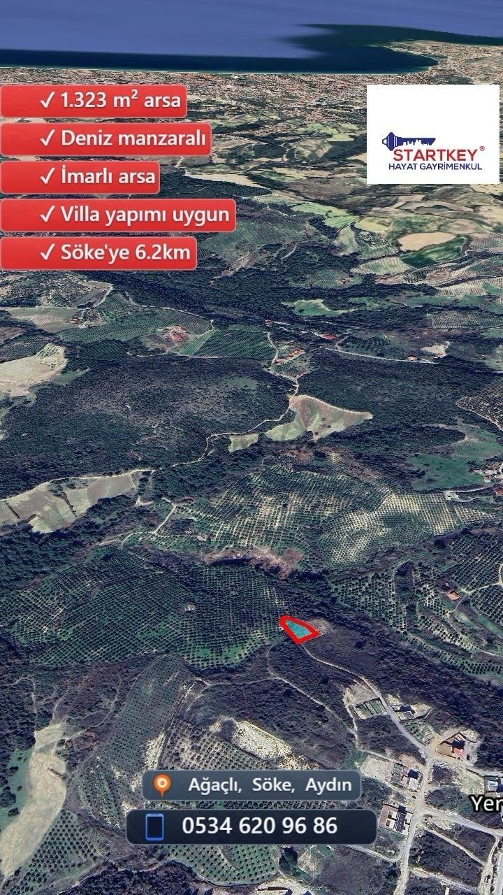 Sökede Deniz Manzaralı Satılık İmarlı Arsa - 9