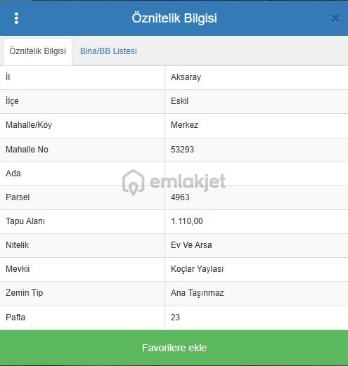 Aksaray Eskil'de Satılık Arsa - 29