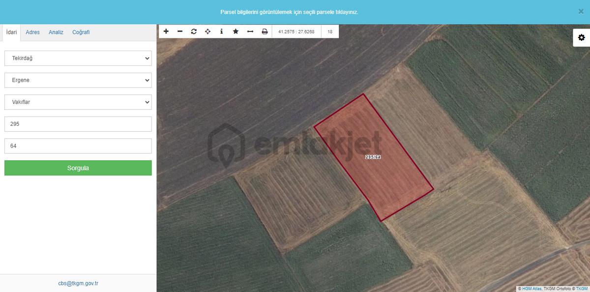 Çorlu-ergene-vakıflarda Satılık 1396m2 Hisse - 3