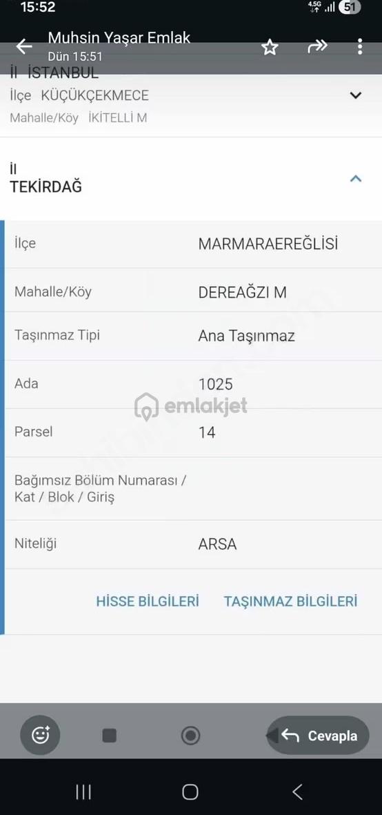 300m2 Villa İmarlı Arsa Marmara Erelisi De - 8