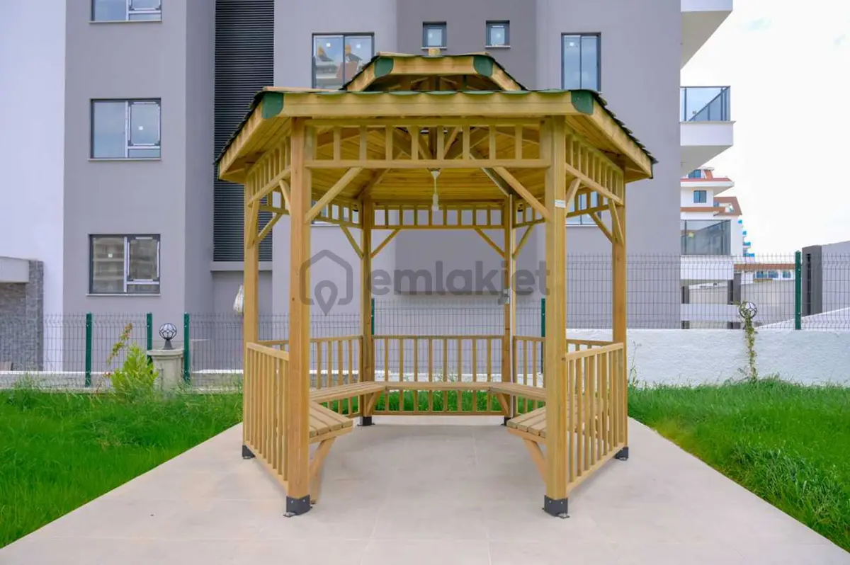 Kestel'de Denize 100 Metre Full Aktiviteli Sitede 1+1 Daire - 3