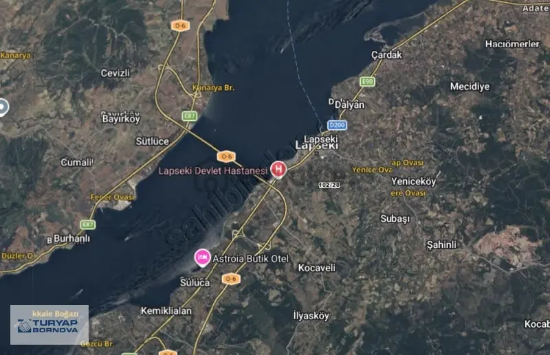 Lapseki'de İyi Konumda Satılık 10.404 M2 Bağ - 4