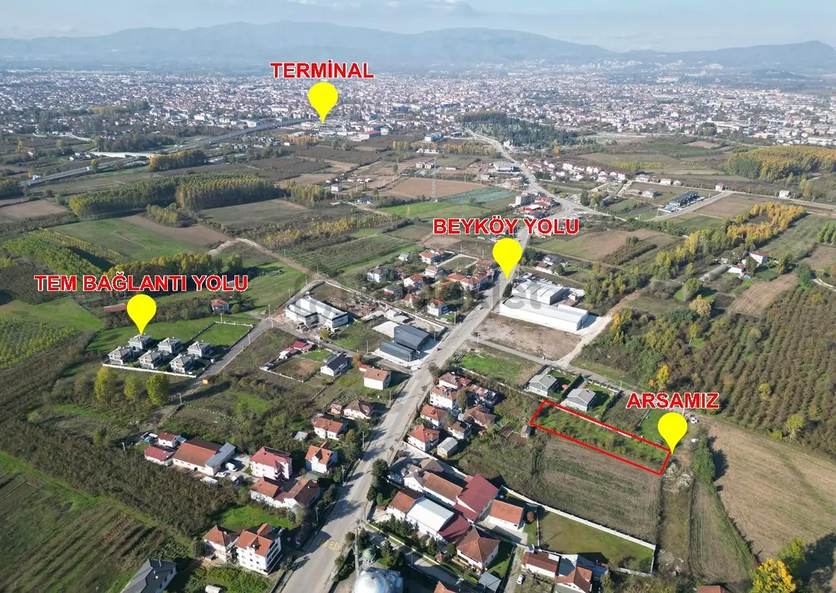 Darıcı Mahallesi'nde 1440 M2 Satılık Arsa - 6