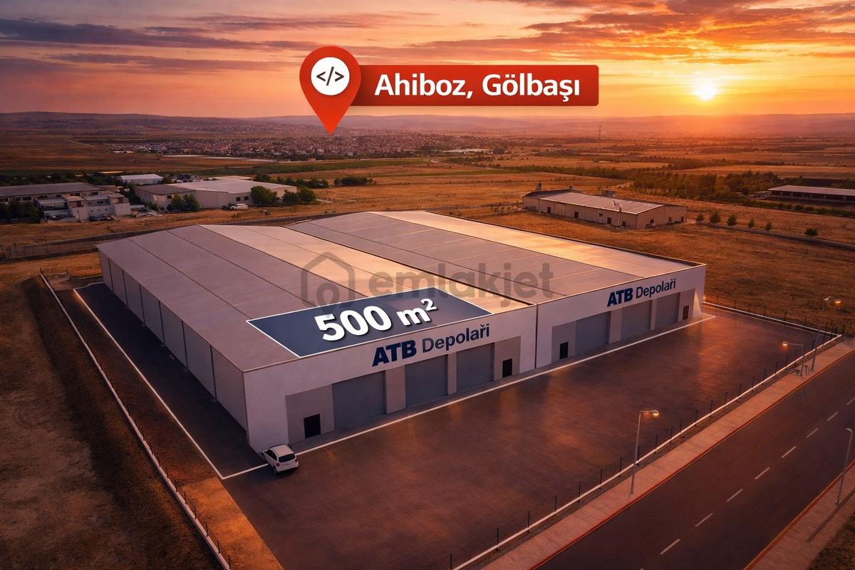 Gölbaşı Atb'de 500 M² Satılık Depo - 9