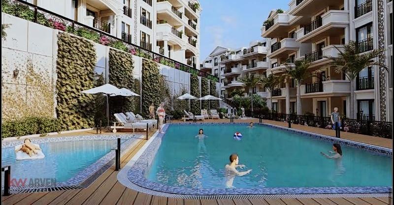 Kw Arven'den Başiskele Orka Heaven'da 3+1 Bahçe Dubleks