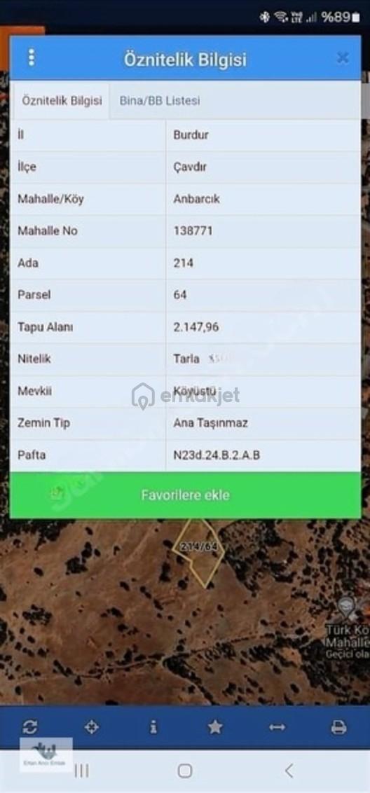 Burdur Çavdır Da Kelepir Satılık Arsa.. - 4