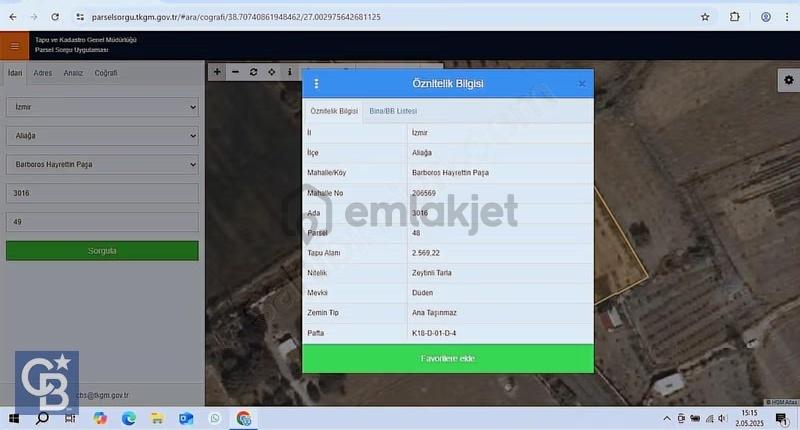 Aliağa Helvacı'da Satılık (3751 M2) Bahçe - 23