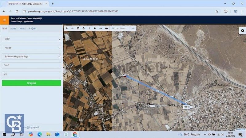 Aliağa Helvacı'da Satılık (3751 M2) Bahçe - 27