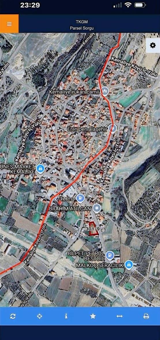 Kemaliye'de Ana Cadde Üzeri 1798 M² Satılık Arsa - 6