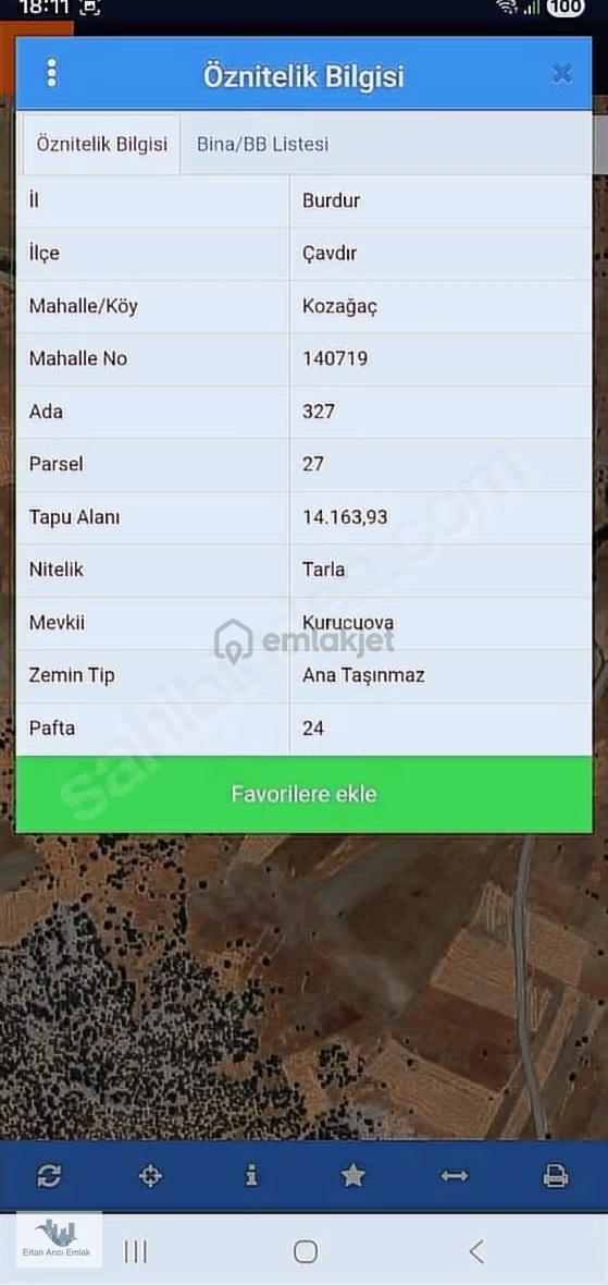 Burdur Çavdır Da Satılık Kelepir Arsa... - 3