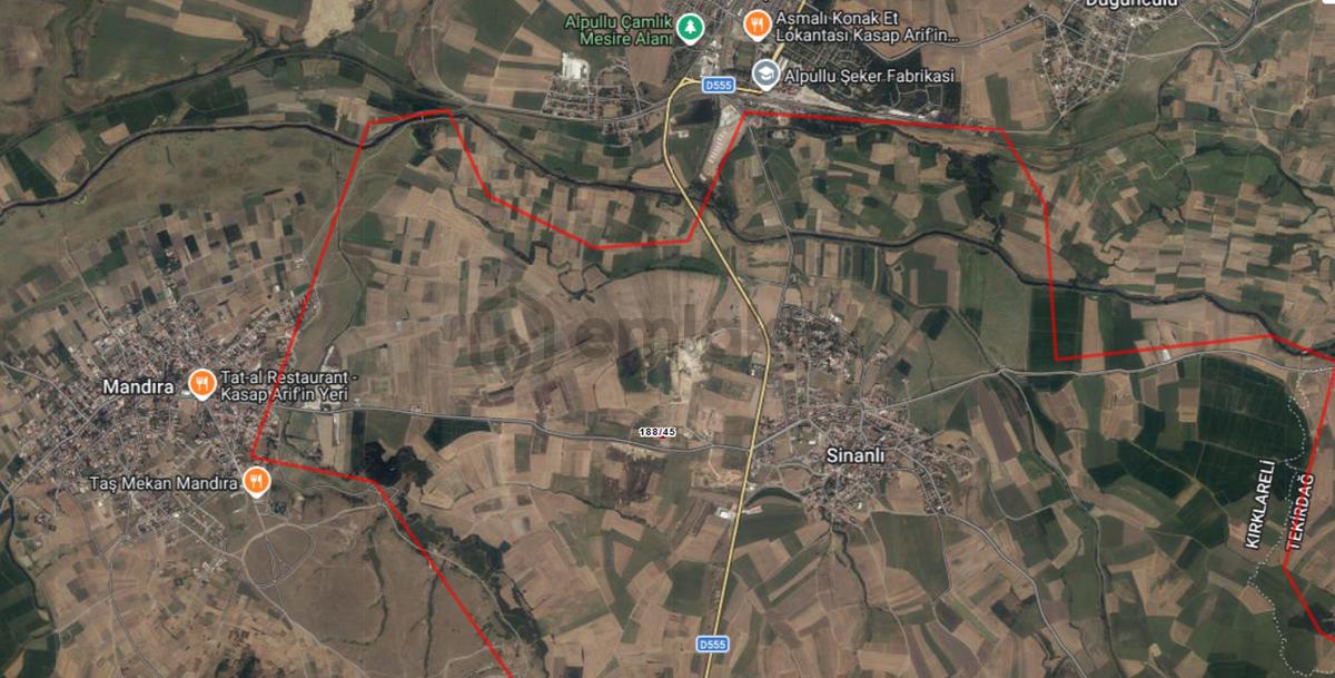 F.akboga Babaeski Sinanlı Mah Satılık 1740 M2 - 6