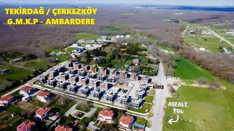Çerkezköy Ambardere'de Site İçinde Lüks Villa - 2