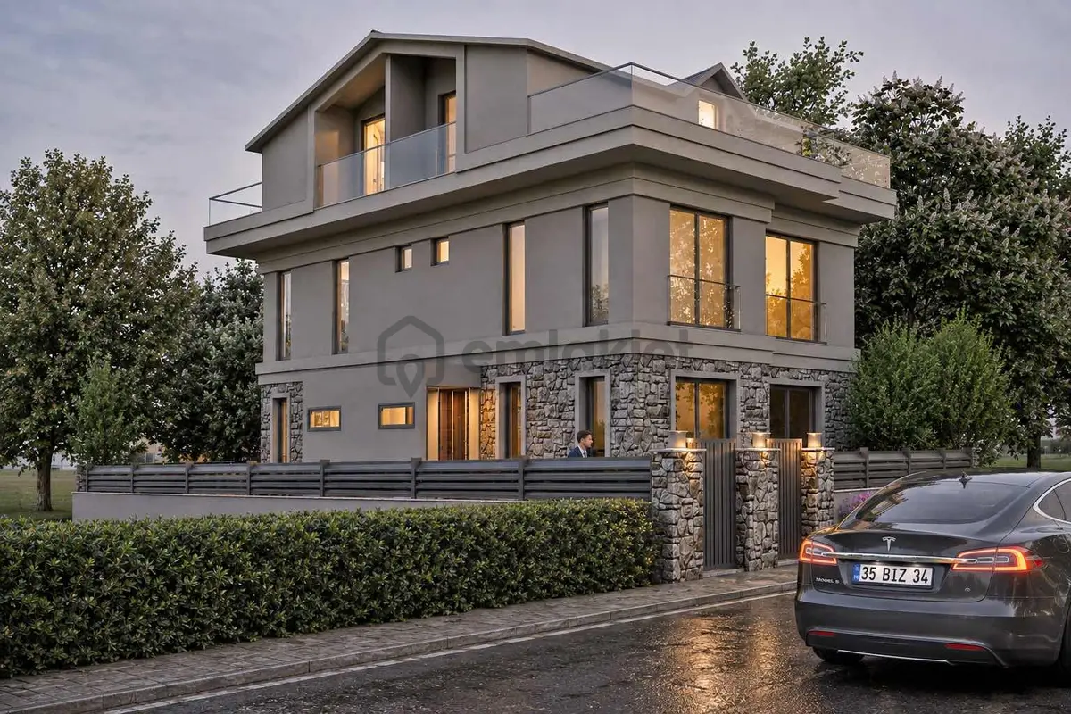Monami'den Çamlıçayda Lüks 3+1 150m2 Tribleks Villa - 34