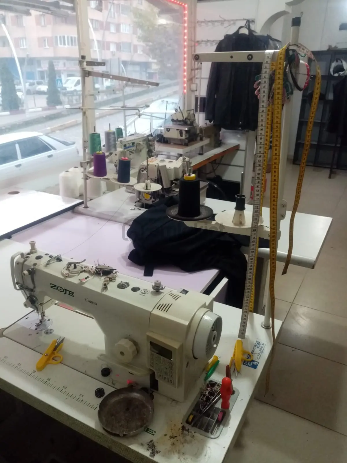 Tokat Merkezde Komple Faal 10 Makinalı Tekstil Atölyesi - 11