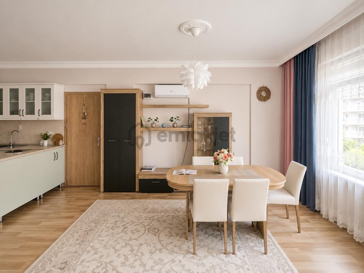 Mahmutlarda Denize 550m | Tadilatlı | Eşyalı 2+1 Fırsat Daire - 12