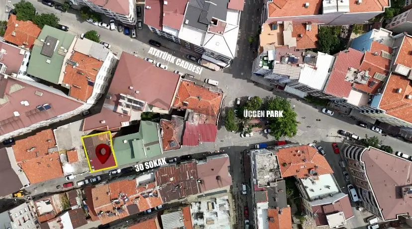 Vitrinden Üçgenparkta Arakat 2+1 Fırsat Daire