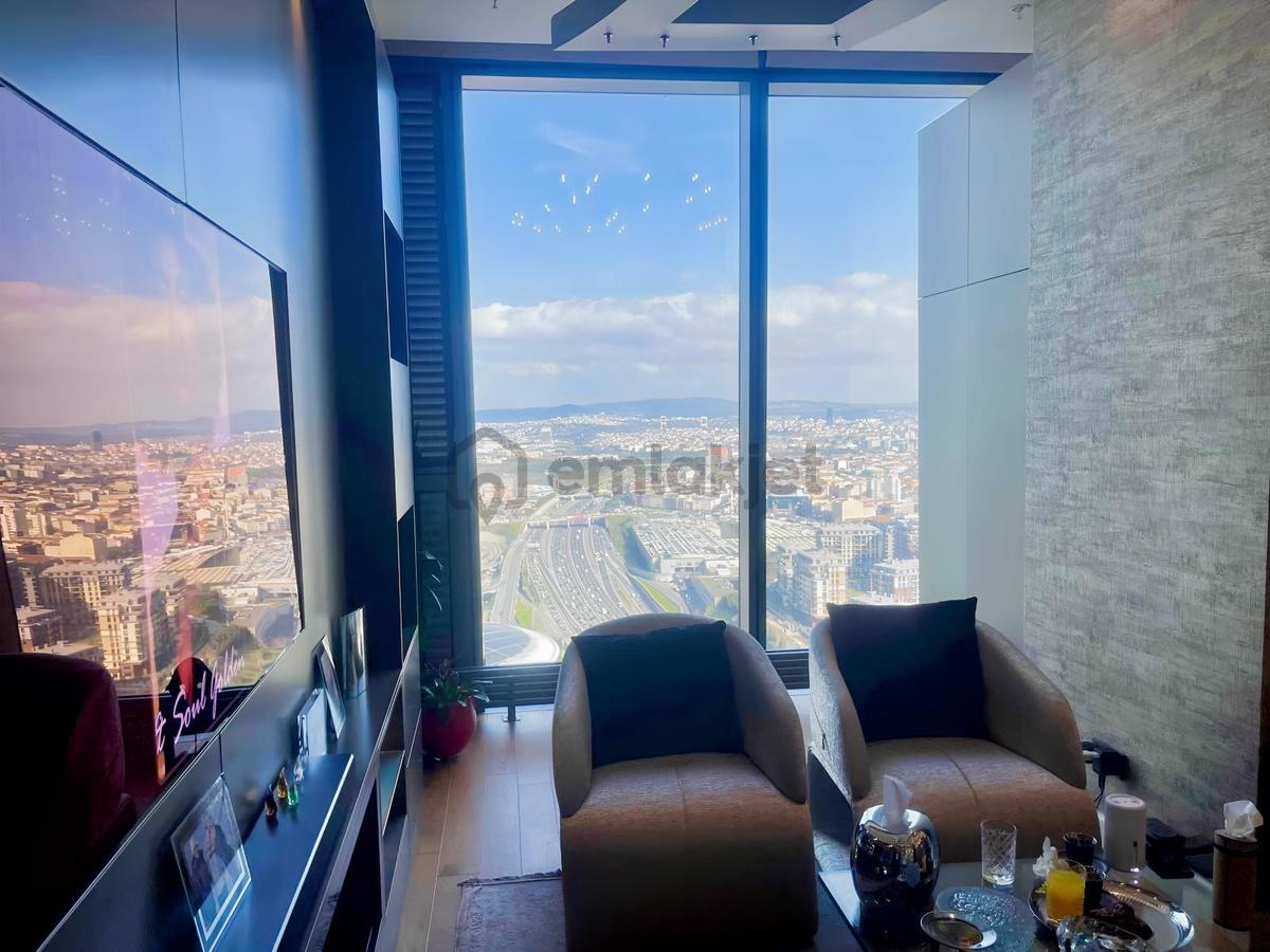 Vadistanbul Skyland Yüksek Kat Özel Tasarım Jakuzi 2+1 Geniş Tip - 9
