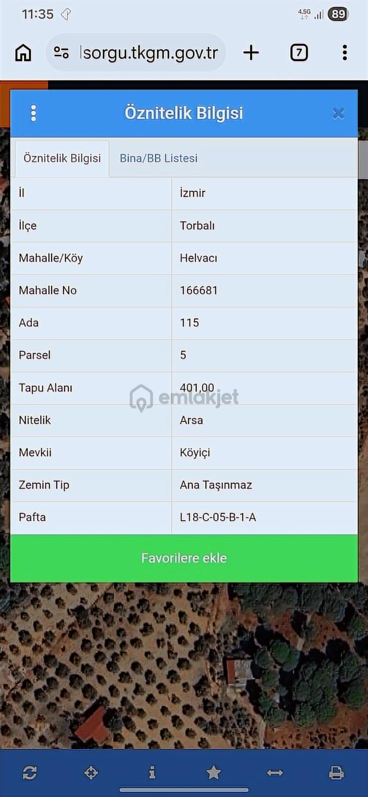 Fırsat Satılık Arsa 2 Kat İmarlı 401 M² - 19