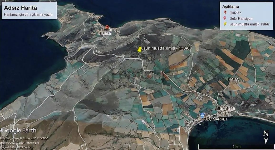 Erdek Paşalimanı Adası Balıklı Mahallesin De Satılık Tarla - 10