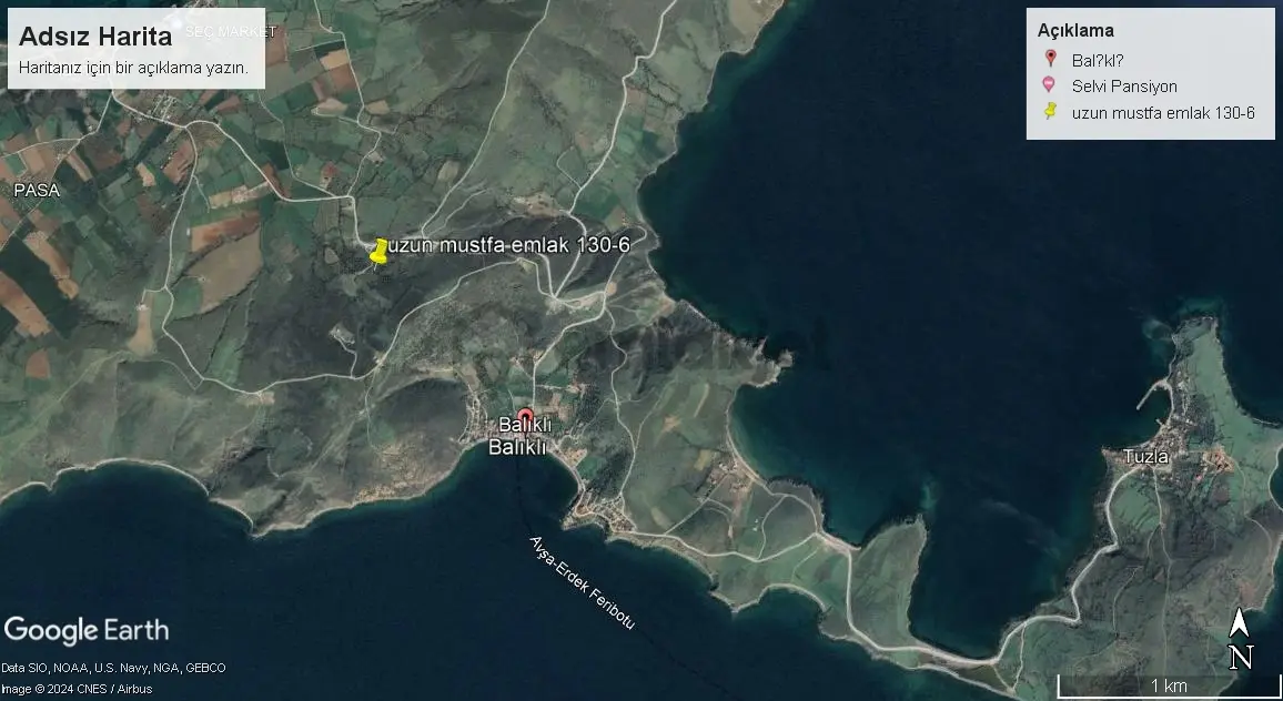 Erdek Paşalimanı Adası Balıklı Mahallesin De Satılık Tarla - 6