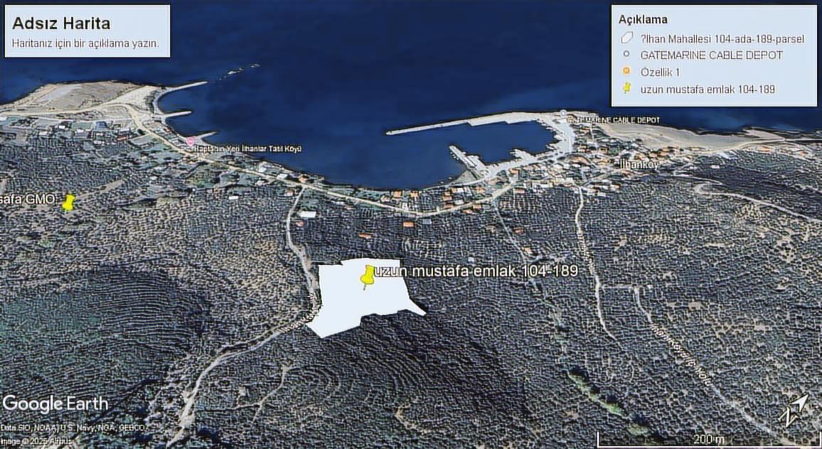 Erdek İlhanlar Da Deniz Manzaralı Satılık Zeytinlik - 7