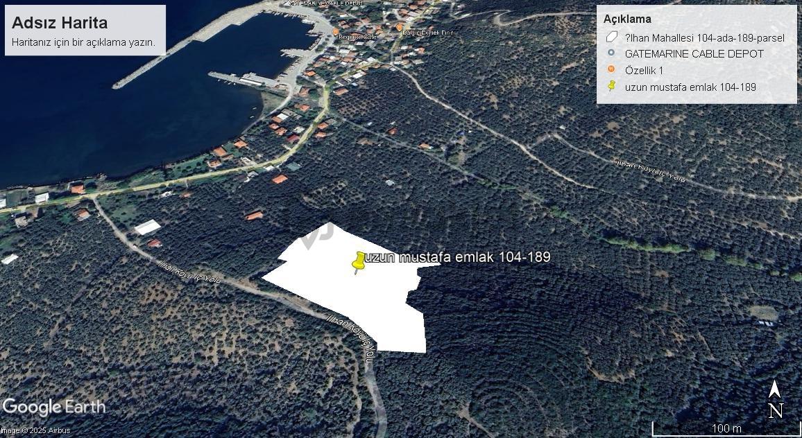 Erdek İlhanlar Da Deniz Manzaralı Satılık Zeytinlik - 5