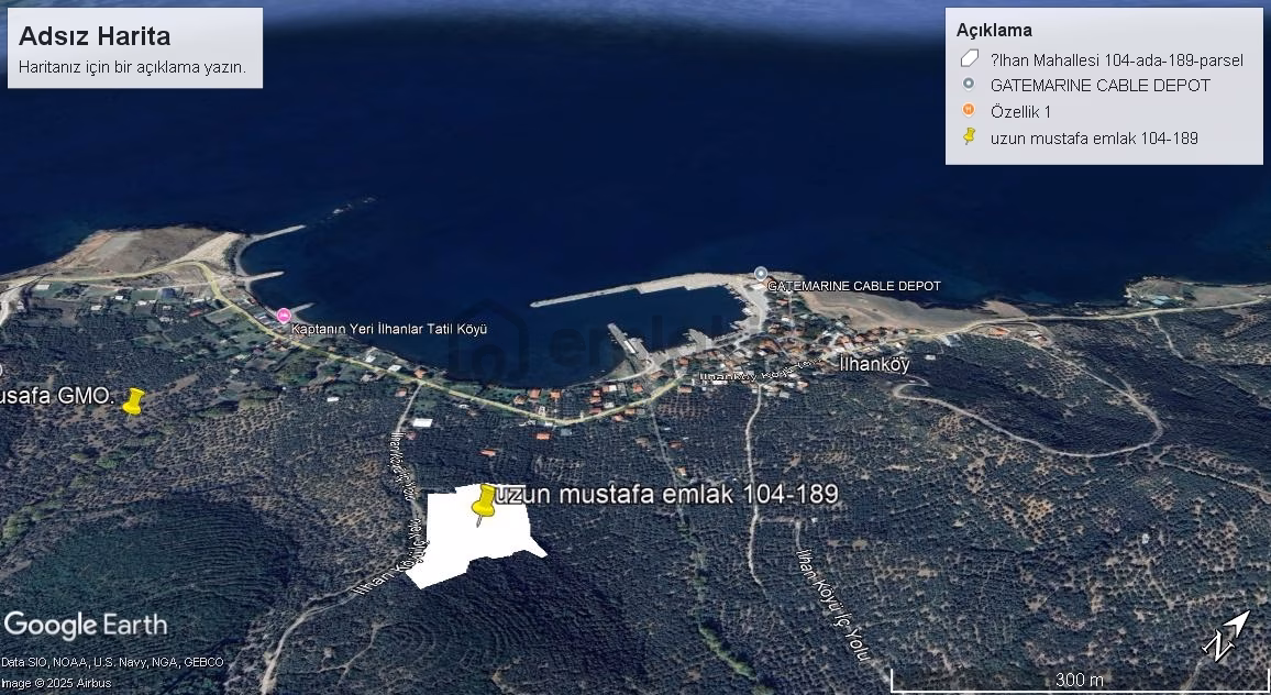 Erdek İlhanlar Da Deniz Manzaralı Satılık Zeytinlik - 8