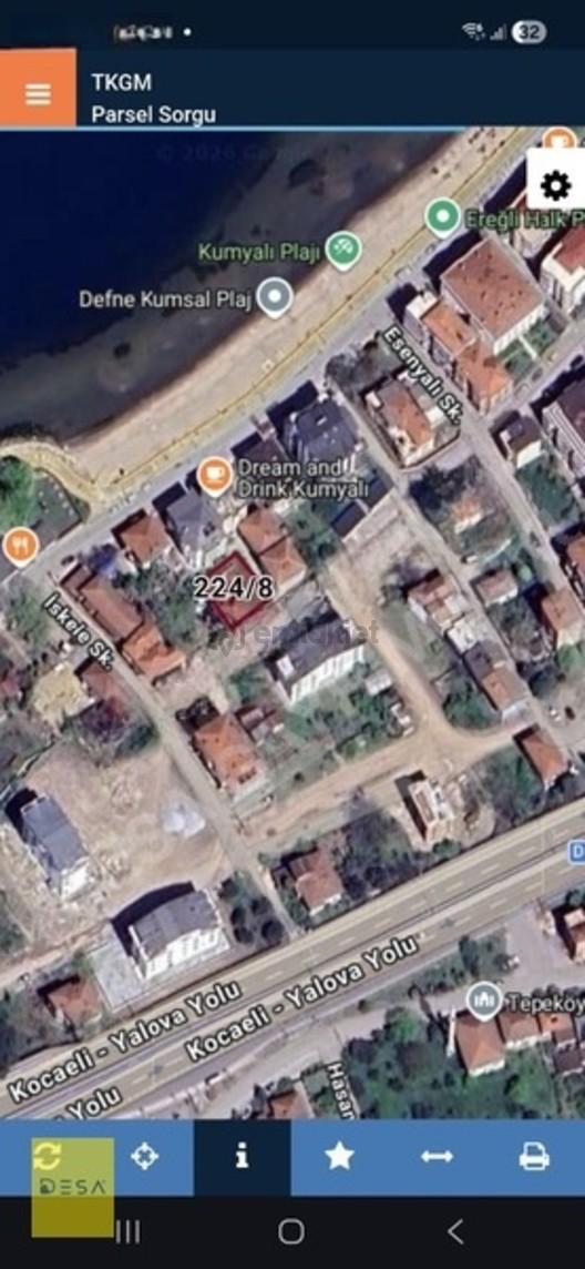 Karamürsel Tepeköy'de Denize 50m, 4 Kat İmarlı Arsa - 9