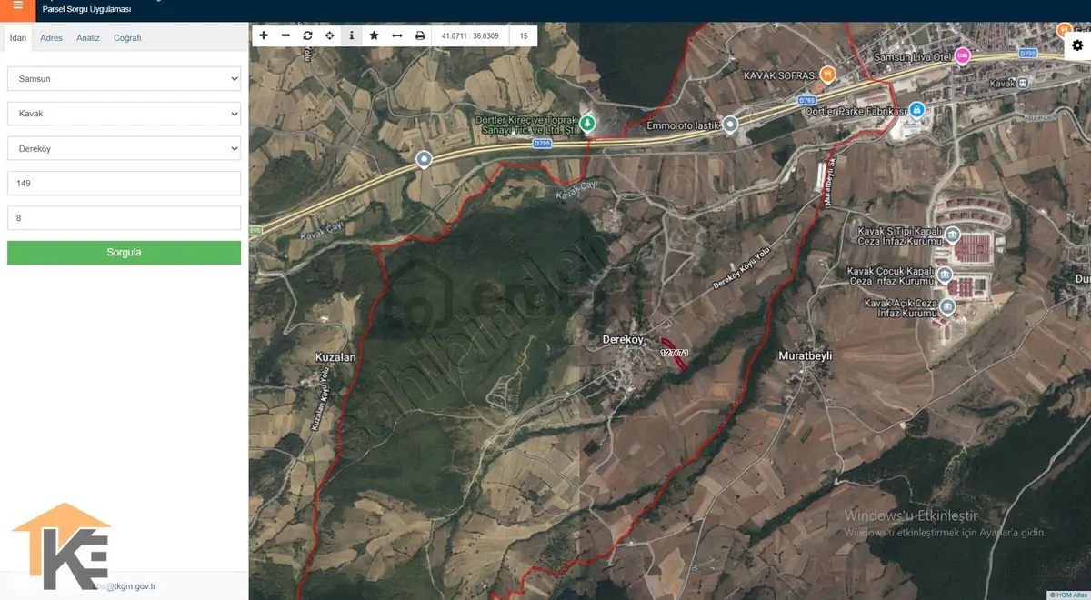 Karadeniz Emlak'tan Dereköy De Satılık Tarla - 3