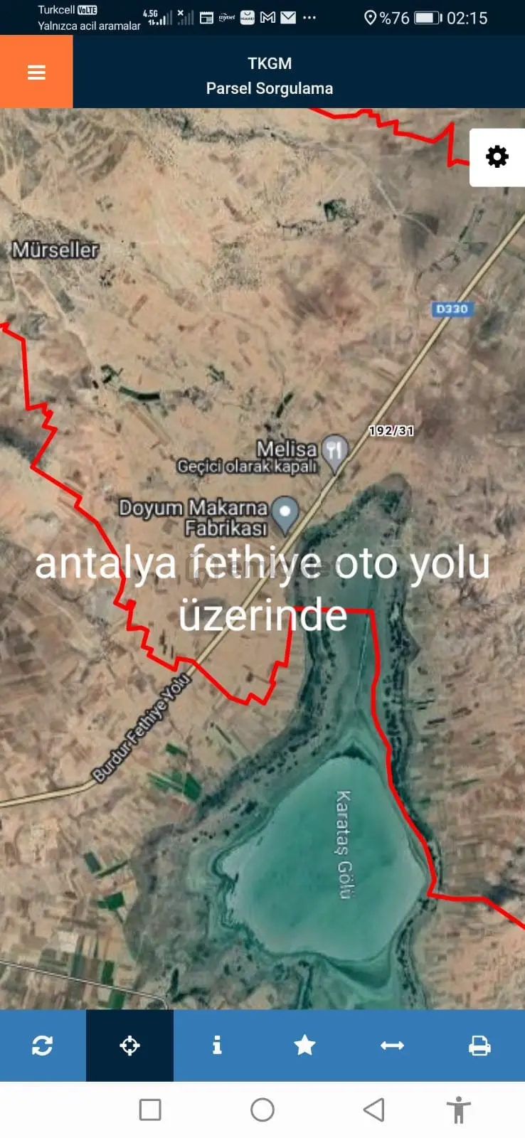 Burdur Karamanlı Mürseller Satılık Tarla No.20594 - 7