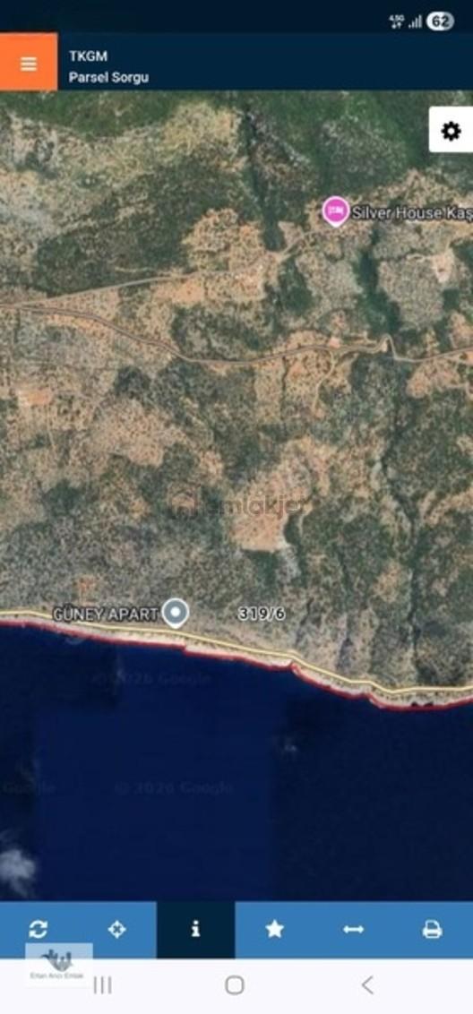 Kaş Sarıbelen De Deniz Manzaralı Arsa... - 3
