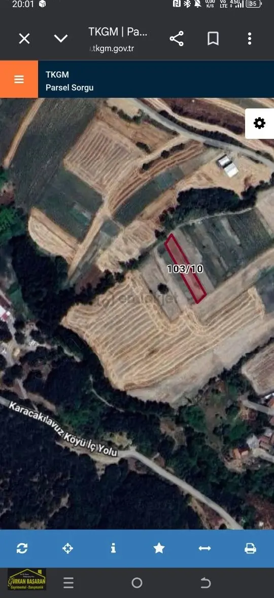 Tekirdağ Karacakılavuzda Satılık 1.100 M2 Köyiçinde Tarla - 9
