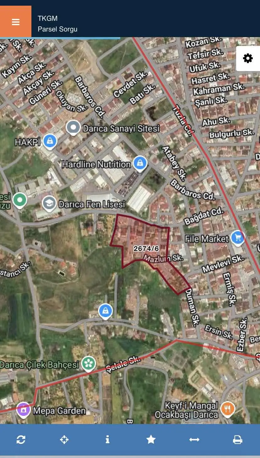 Darıca Fen Lisesi Dibi 960m2 Harika Arsa - 3