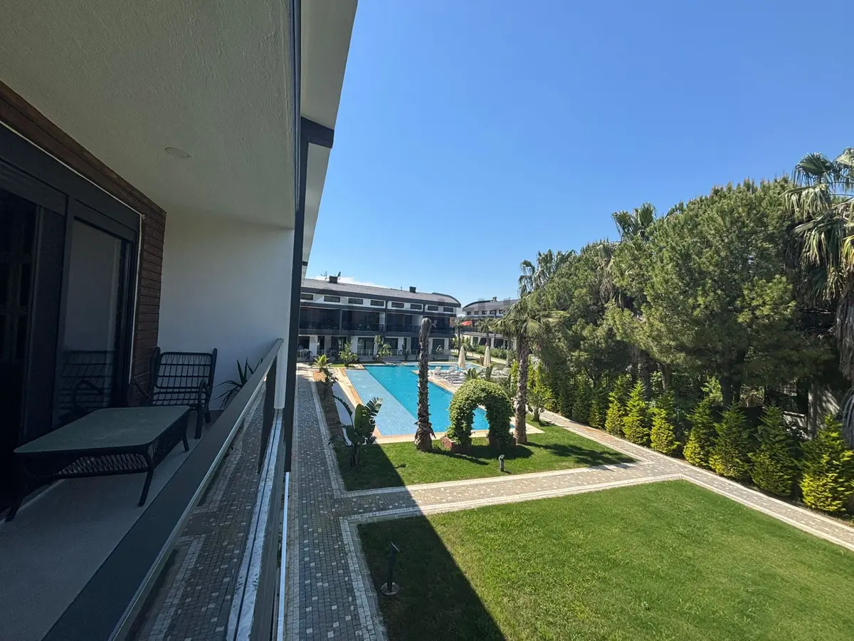 Side'de Havuzlu Eşyalı Kiralık 3+1 Daire - 21