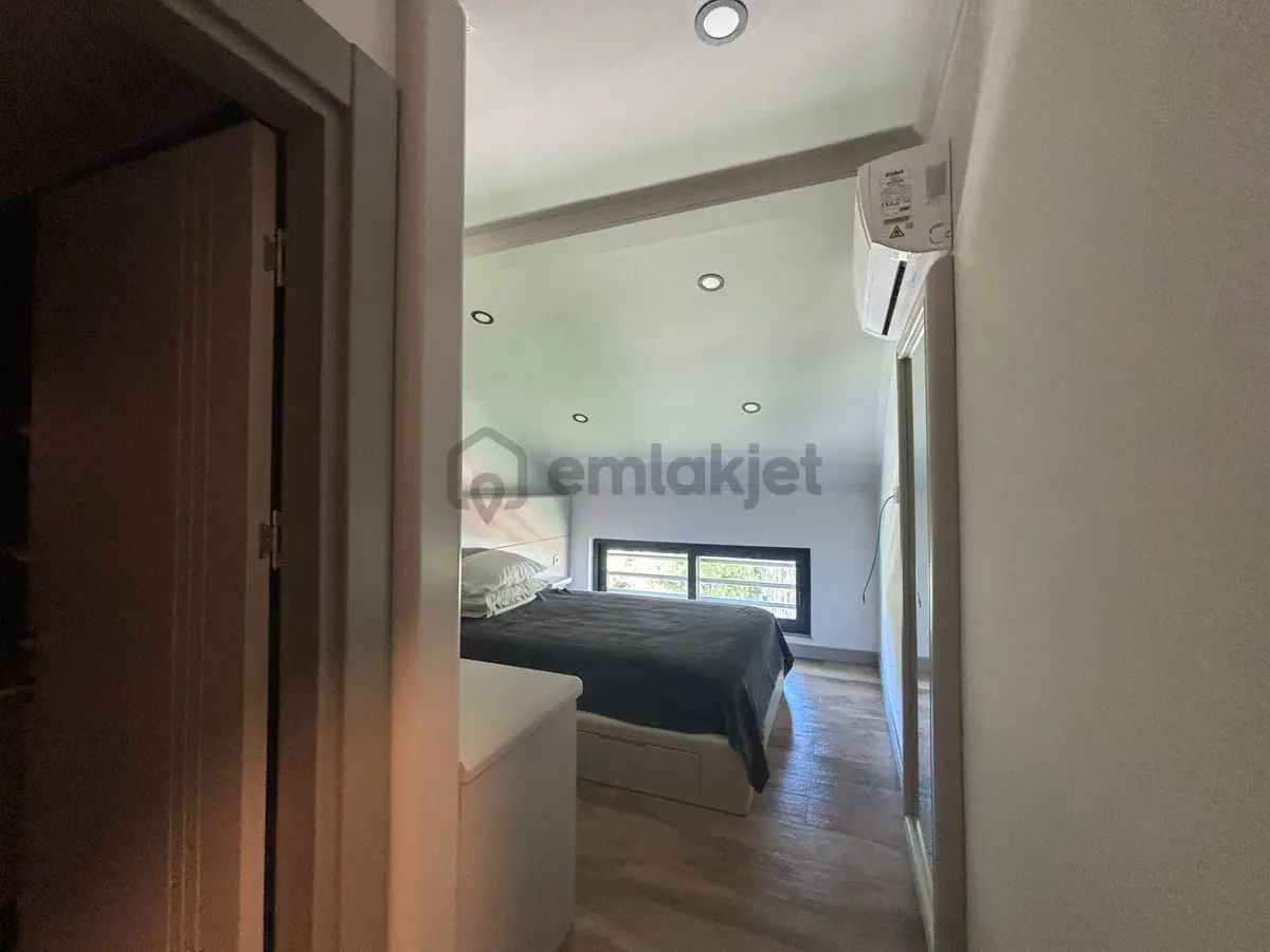 Side'de Havuzlu Eşyalı Kiralık 3+1 Daire - 8
