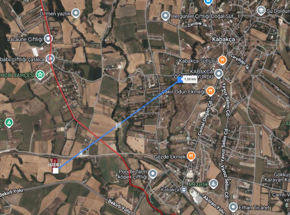 Satılık Silivri Akören'de 980 M² Tarla - 13