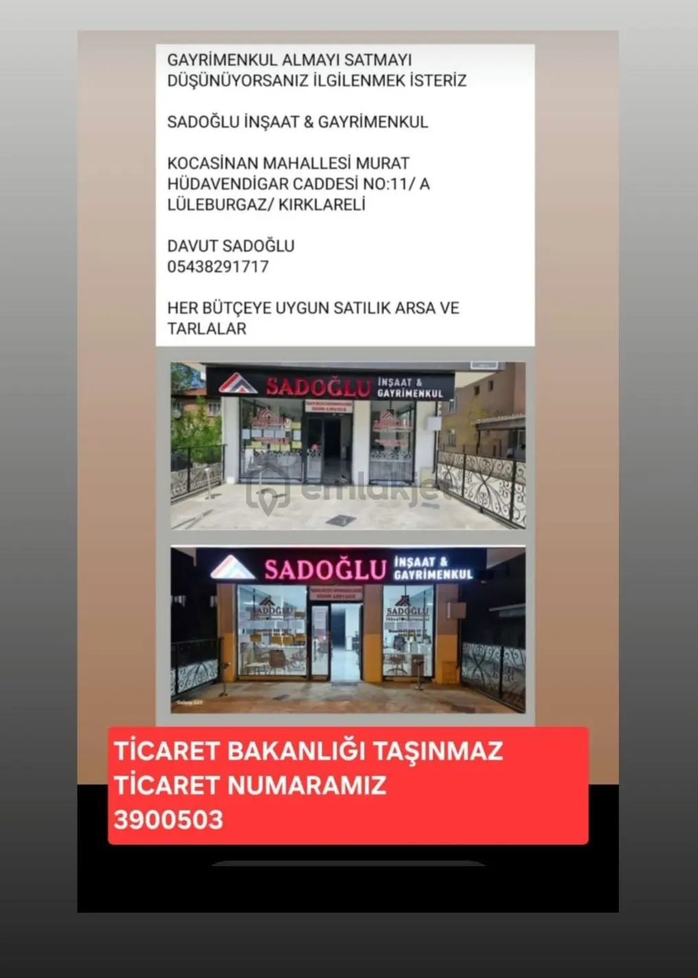 Lüleburgaz Ovacık Köyün'de 4.868 M2 - 22
