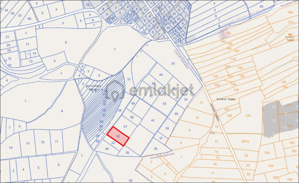 Çeşmeli'de Deniz Manzaralı 8821 M² Satılık Tarla - 15