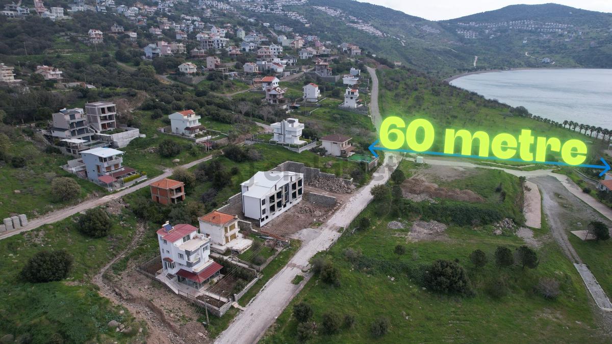 Çandarlı'da Denize 60m, 414m² Satılık Villa Arsası - 26