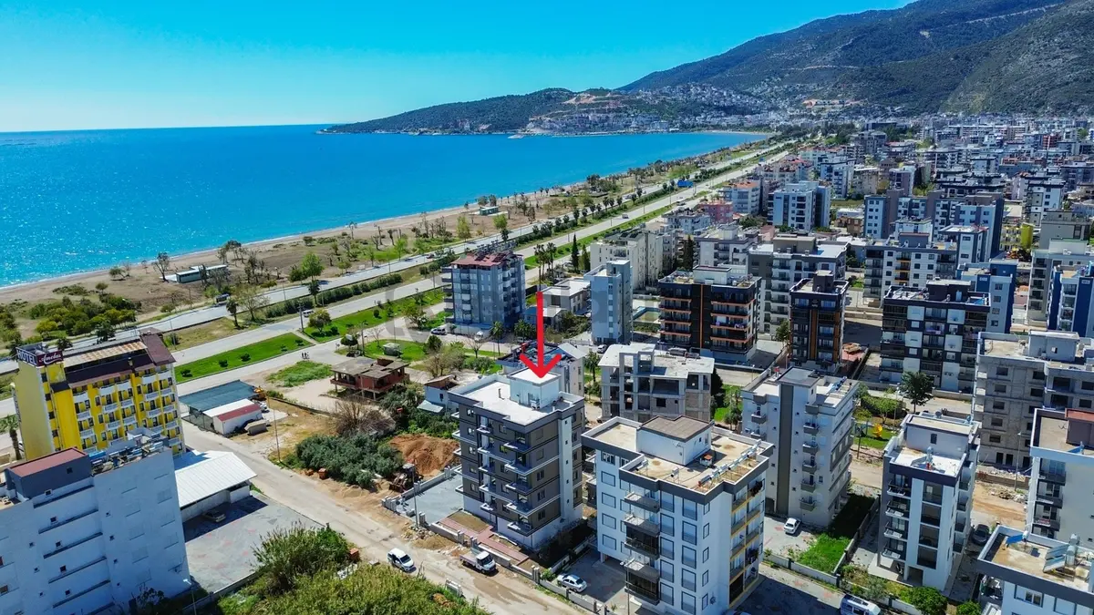 Finike'de Full Deniz Manzaralı 2+1 Satılık Daire