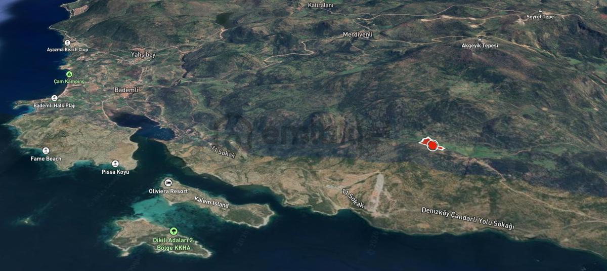 Dikili Denizköyde 38.229 M² Yatırımlık Tarla - 6