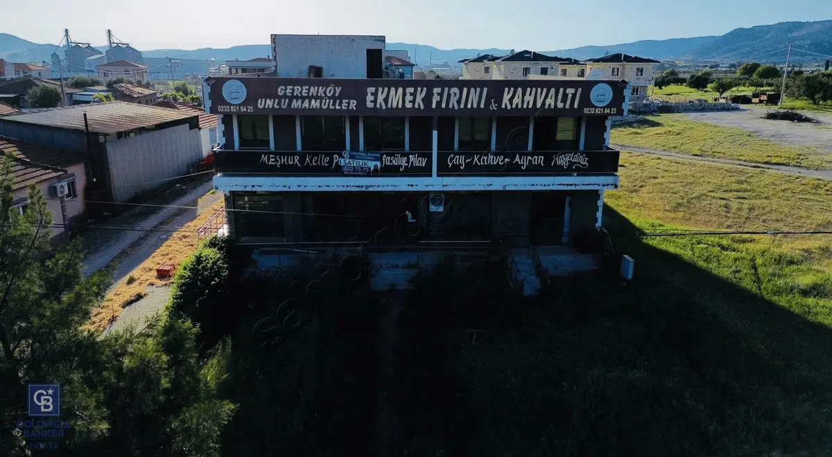 Foça Gerenköy'de Satılık İş Yeri Ve Konut - 14