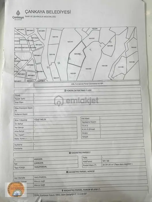Ankara Çankaya Satılık Arsa - 2