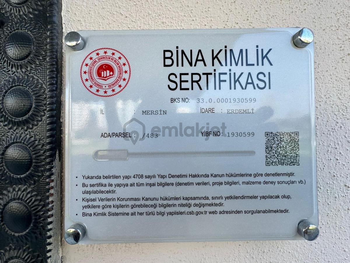 Erdemli Arpaç'ta Denize Yakın 1+1 Sıfır Daire - 17