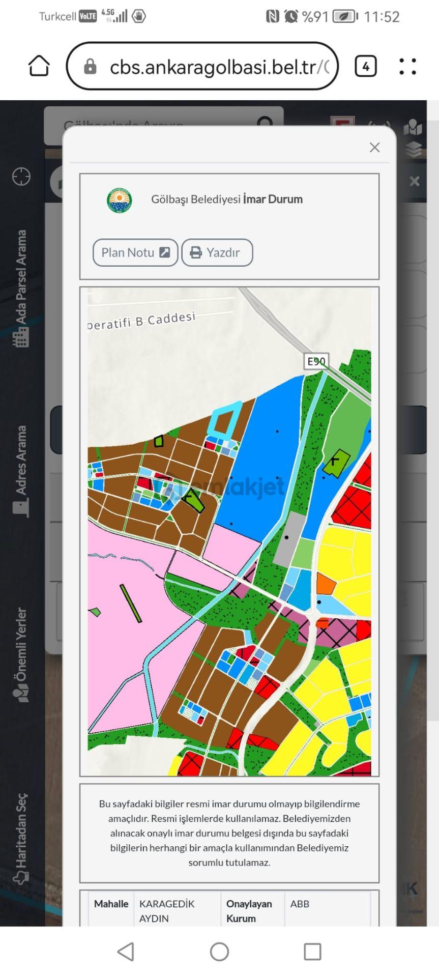Gölbaşı Karagedik'te Bilkent Projesinde 1.000 M2 - 14